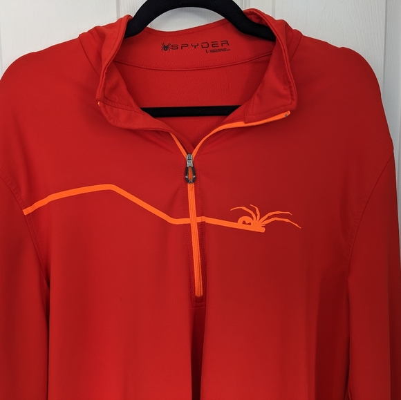 Men's Spyder Zippered Long sleeve (Large) - Picture 1 of 6
